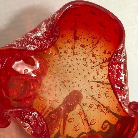 Art Glass Bullicante  Bowl - Picture 8 of 12